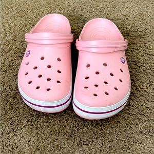Pink Crocs
